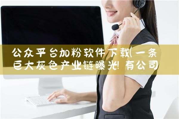 公众平台加粉软件下载|男娘日记