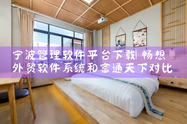 宁波管理软件平台下载|糖心Vlog入口