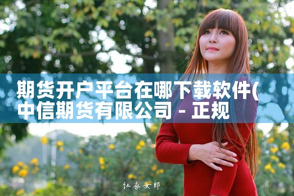期货开户平台在哪下载软件|男娘日记